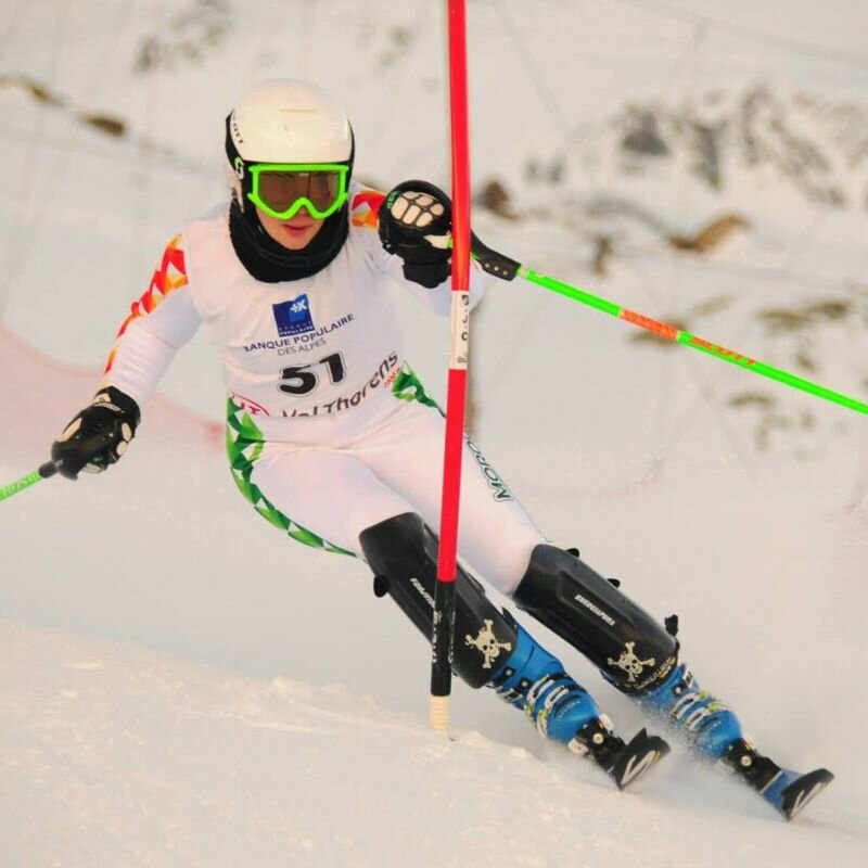 Moroccan Kenza Tazi Skiing For A Continent